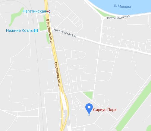 Сириус парк карта