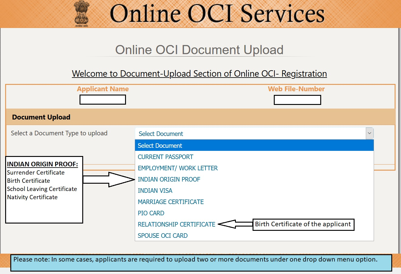 Online-Oci-Services